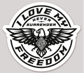 I Love My Freedom Logo Decal - 3595