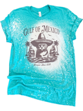Gulf of Mexico Cat Bleached Tee