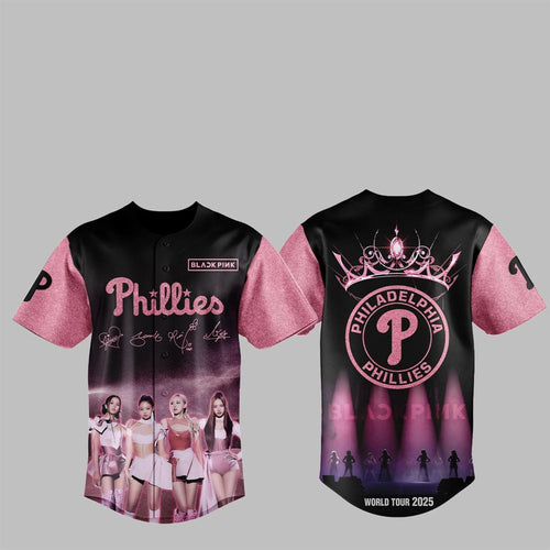 2025 Phillies Blackpink 2025 World Tour Jersey - Grishko.com