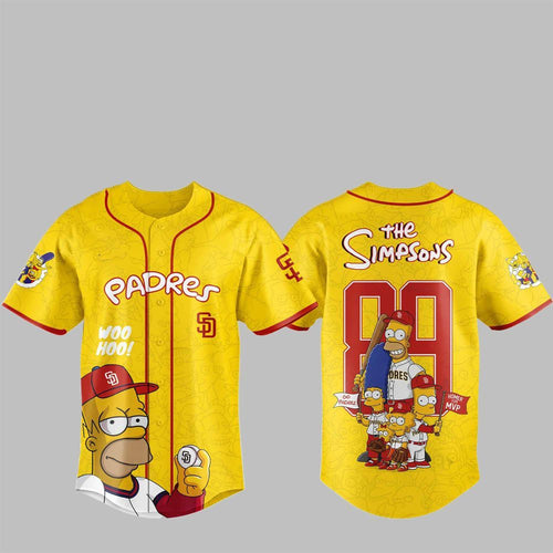 2025 SD Padres The Simpsons Jersey - Grishko.com