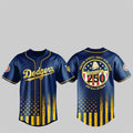 LA Dodgers US NAVY 250th Birthday Celebration Jersey - Grishko.com