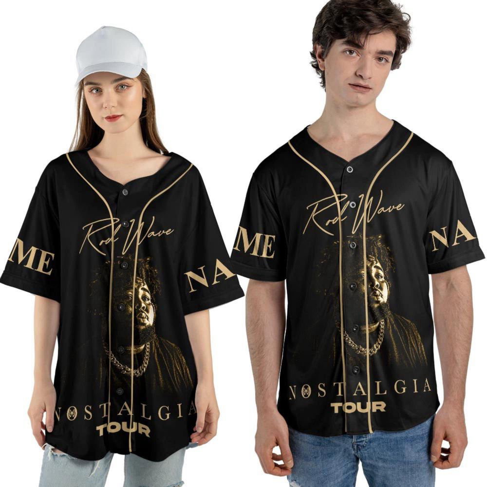 Customized Rod Wave and Friends Signature Baseball Jersey - lylyprint.com