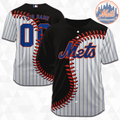 MLB New York Mets Personalized Mix Baseball Jersey Gift for Men Women - Bafud