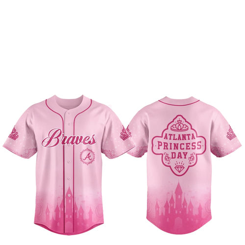 2025 Atlanta Braves Princess Day Baseball Jersey - Grishko.com