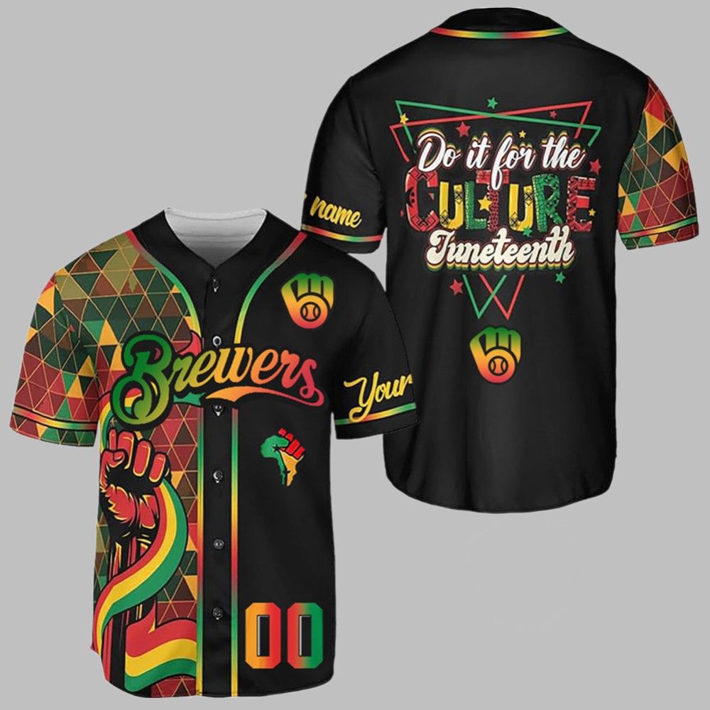 2025 Brewers Juneteenth Day Jersey - Grishko.com