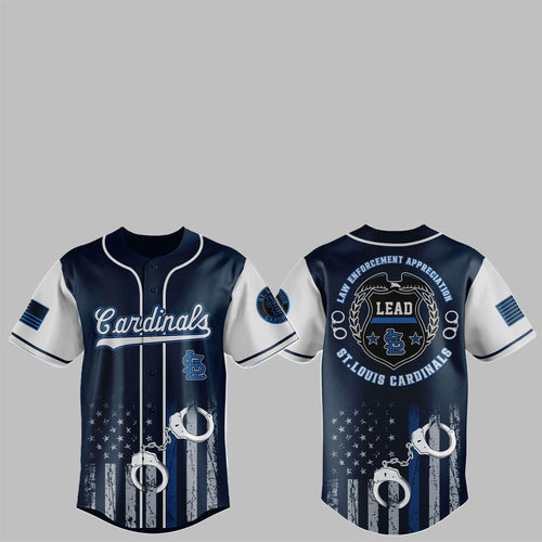2025 Cardinals x Law Enforcement Appreciation Day Jersey - Grishko.com