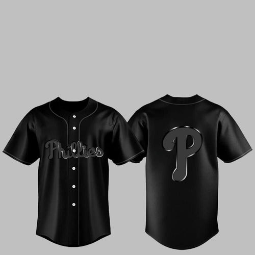 2025 Phillies Back In Black Jersey - Grishko.com