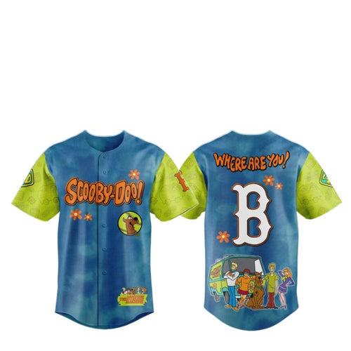 2025 Red Sox Scooby-Doo Baseball Jersey - Grishko.com