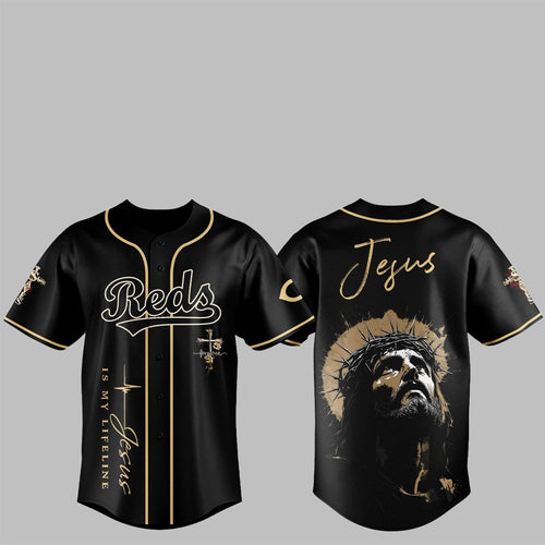 2025 Reds Jesus Baseball Jersey - Grishko.com