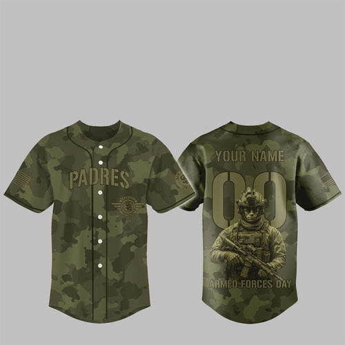 2025 SD Padres Armed Forces Day Night Jersey - Grishko.com