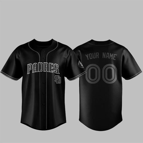 2025 SD Padres Back In Black Jersey - Grishko.com