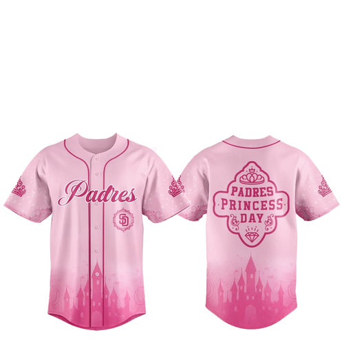 2025 SD Padres Princess Day Baseball Jersey - Grishko.com