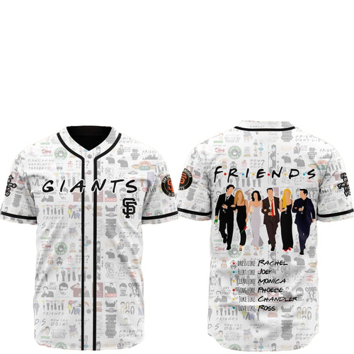 2025 San Francisco Giants Friends Baseball Jersey - Grishko.com