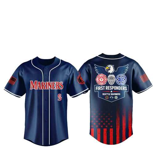 2025 Seattle Mariners First Responders Night Jersey - Grishko.com