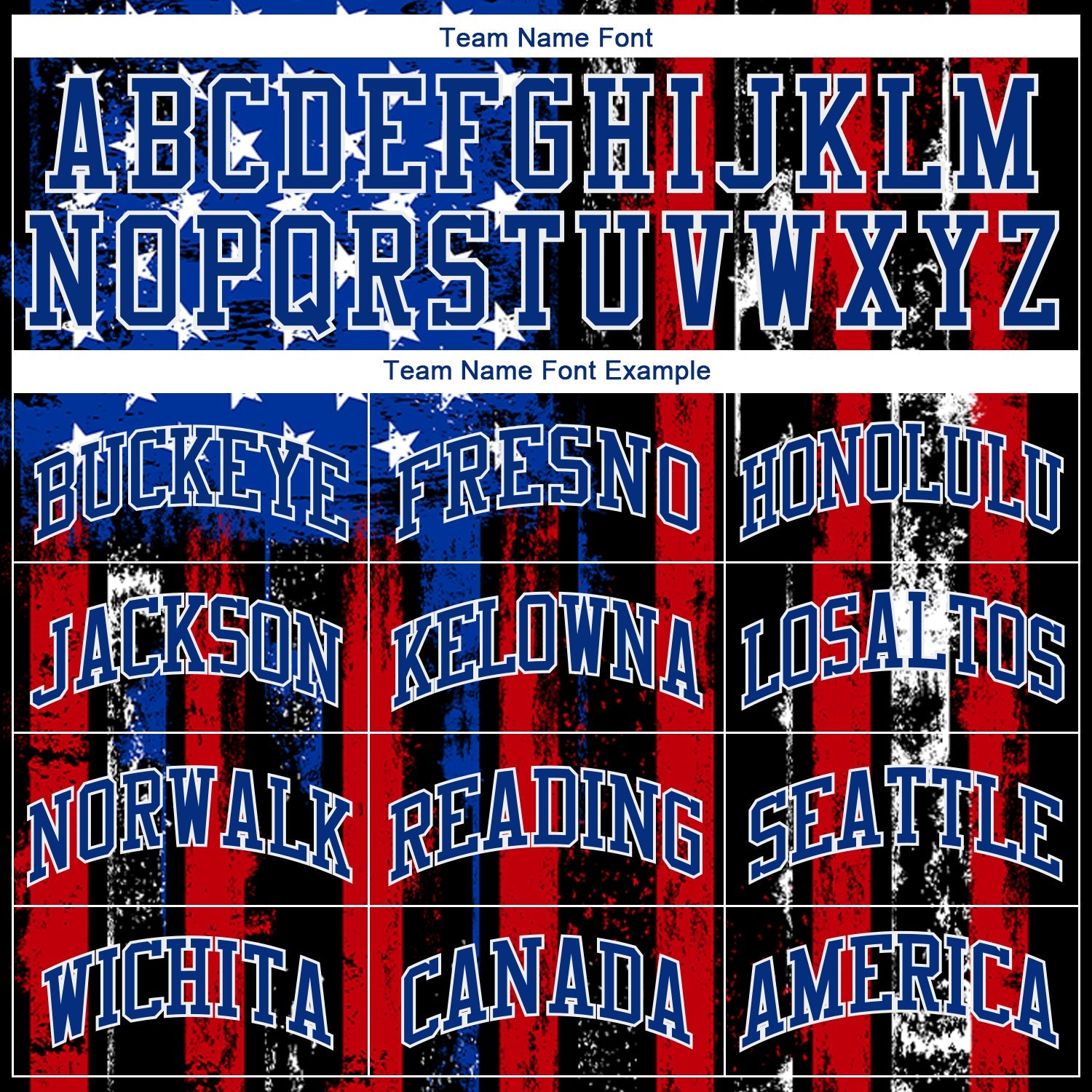 Custom Black Red Royal-White 3D Distressed American Flag Authentic Baseball Jersey