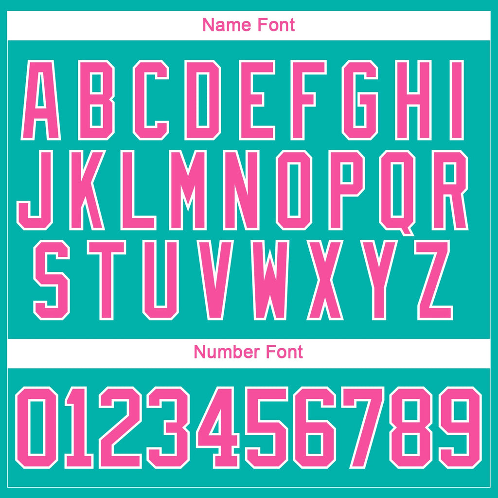 Custom Aqua Pink-White 3D Splash Hockey Lace Neck Jersey