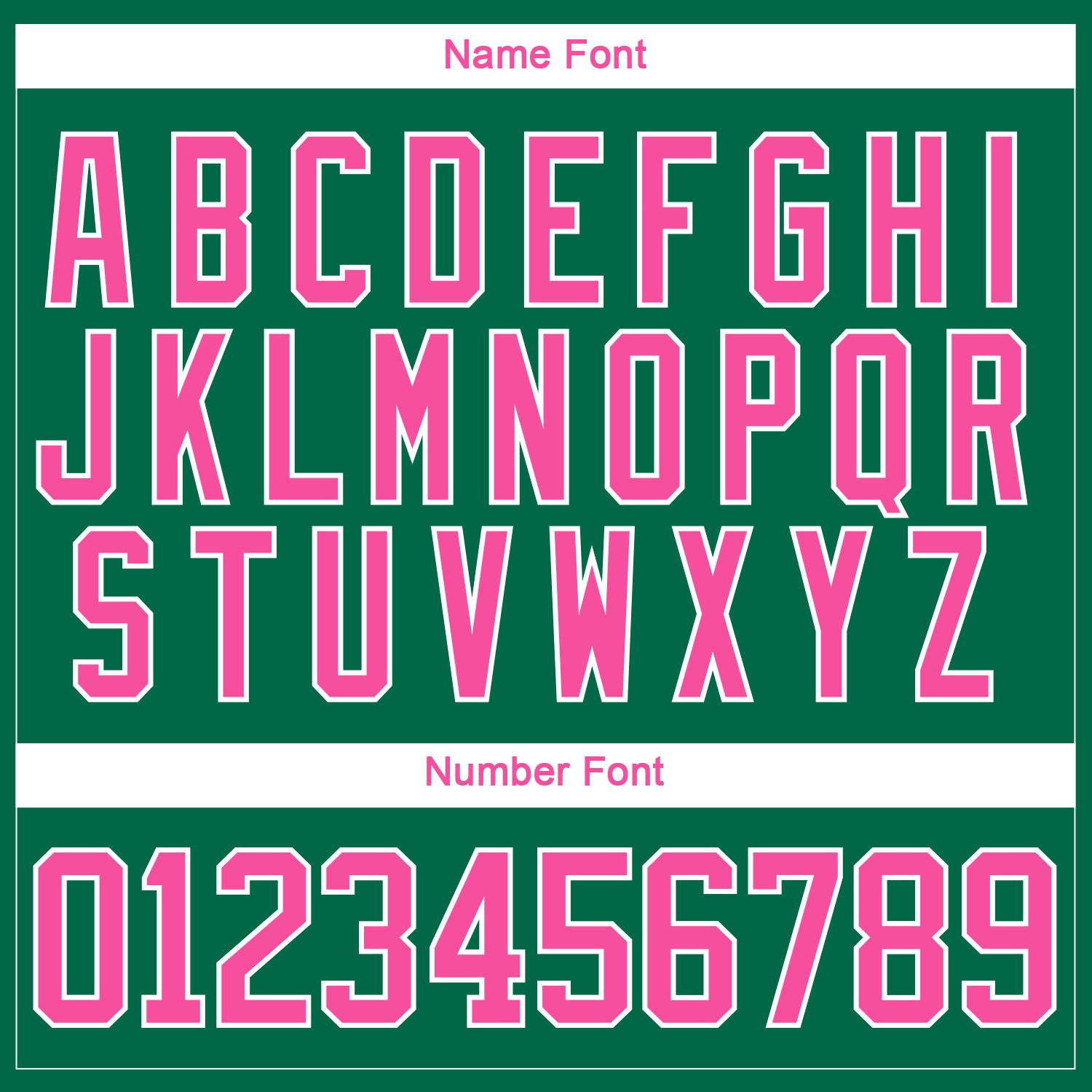 Custom Kelly Green Pink-White 3D Splash Hockey Lace Neck Jersey