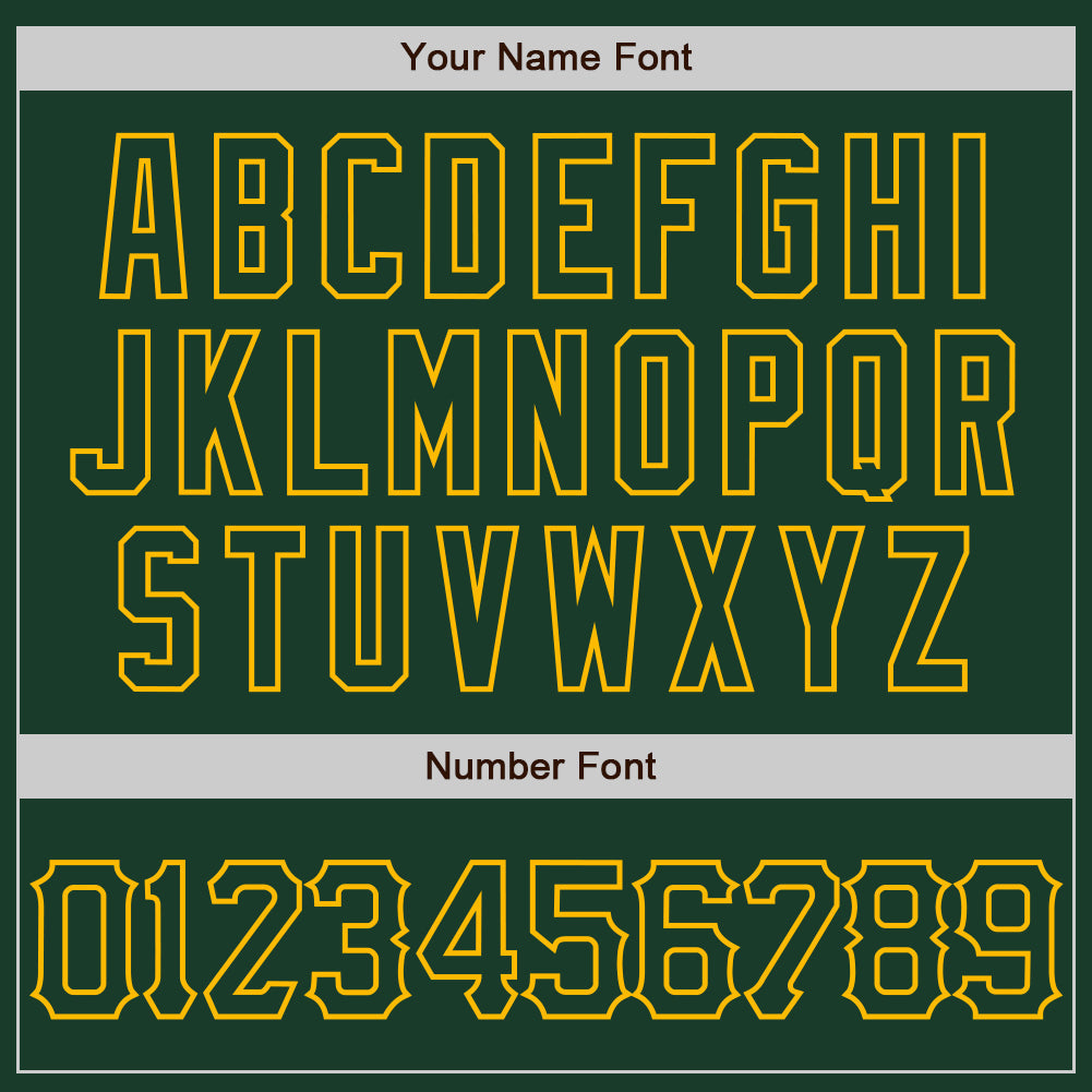 Custom Green Gold 3D Pattern Design Abstract Network Authentic Baseball Jersey
