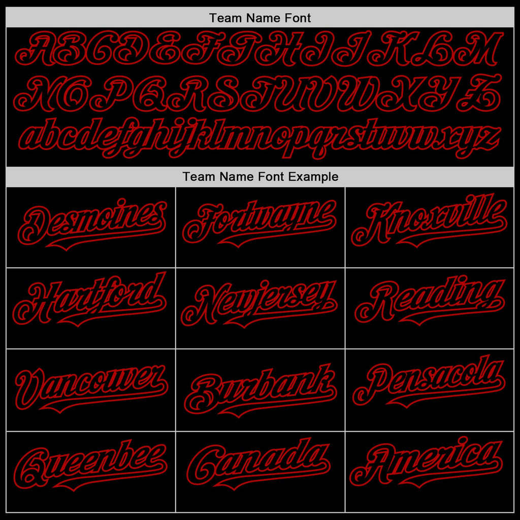 Custom Black Red 3D Pattern Design Abstract Splatter Texture Authentic Baseball Jersey
