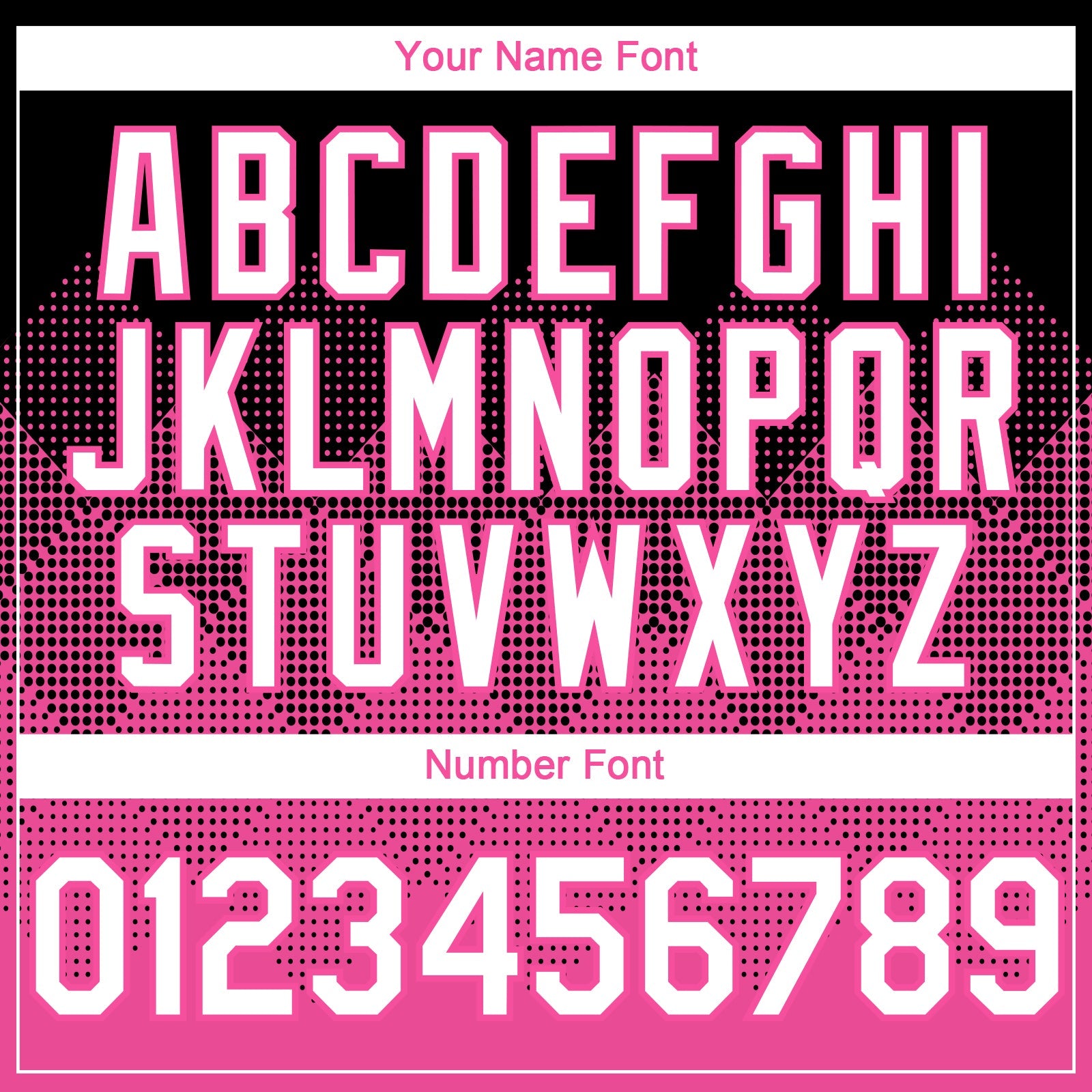 Custom Black White-Pink 3D Gradient Square Shape Authentic Baseball Jersey