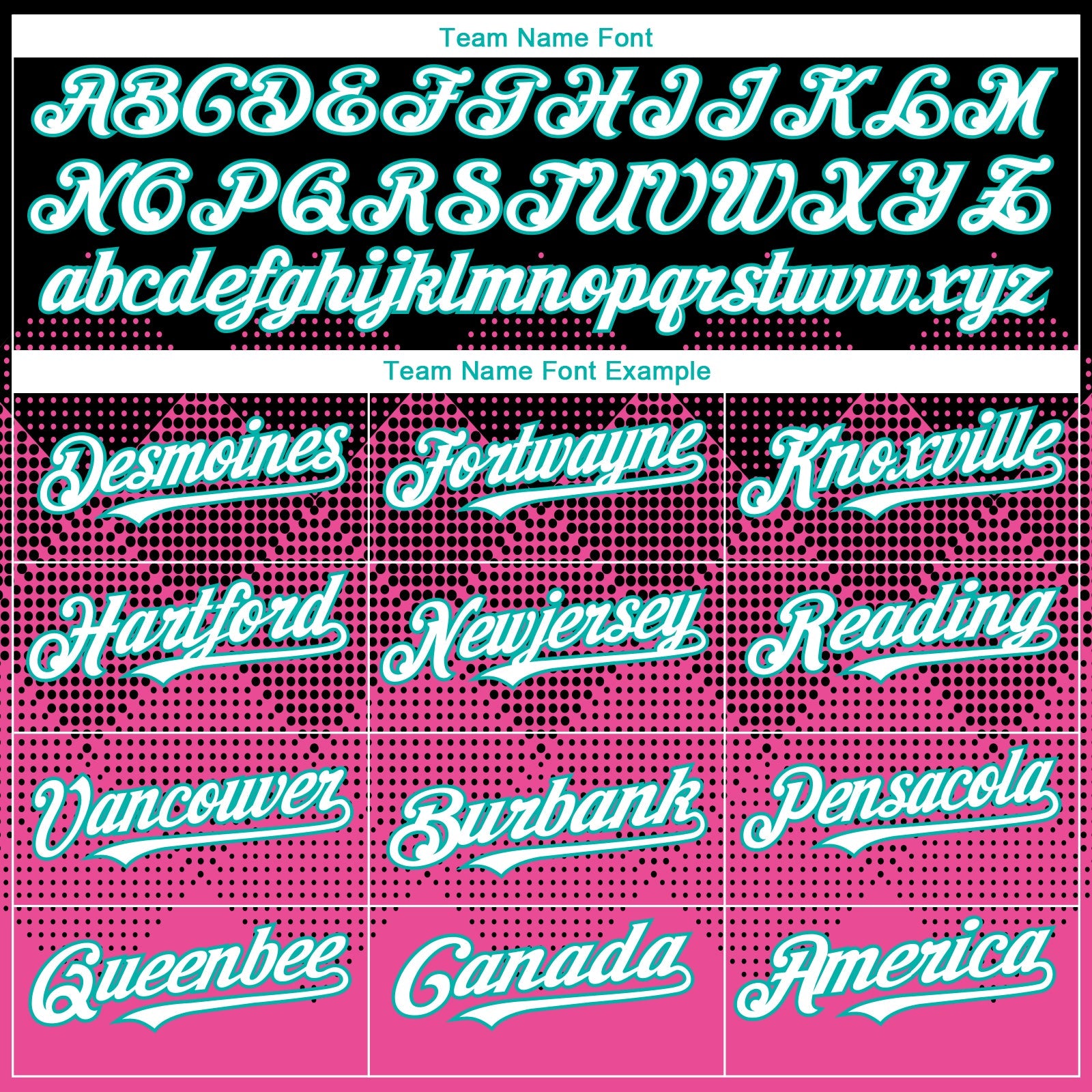 Custom Black White Pink-Aqua 3D Gradient Square Shape Authentic Baseball Jersey