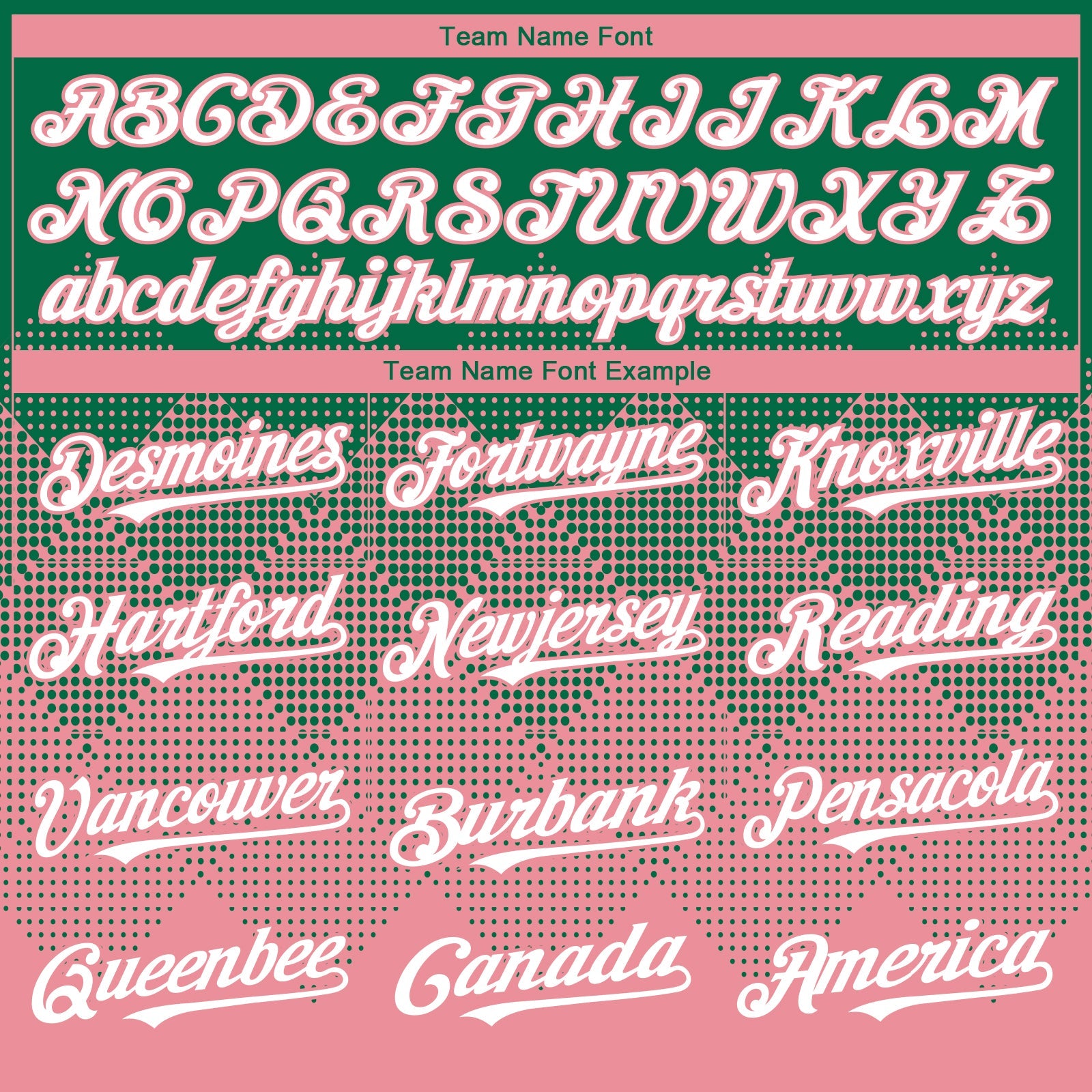 Custom Kelly Green White-Medium Pink 3D Gradient Square Shape Authentic Baseball Jersey