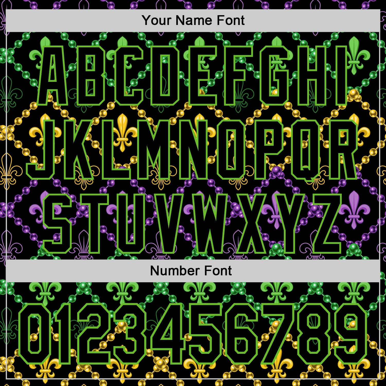 Custom Black Aurora Green 3D Pattern Design Mardi Gras Shrove Tuesday Authentic Baseball Jersey