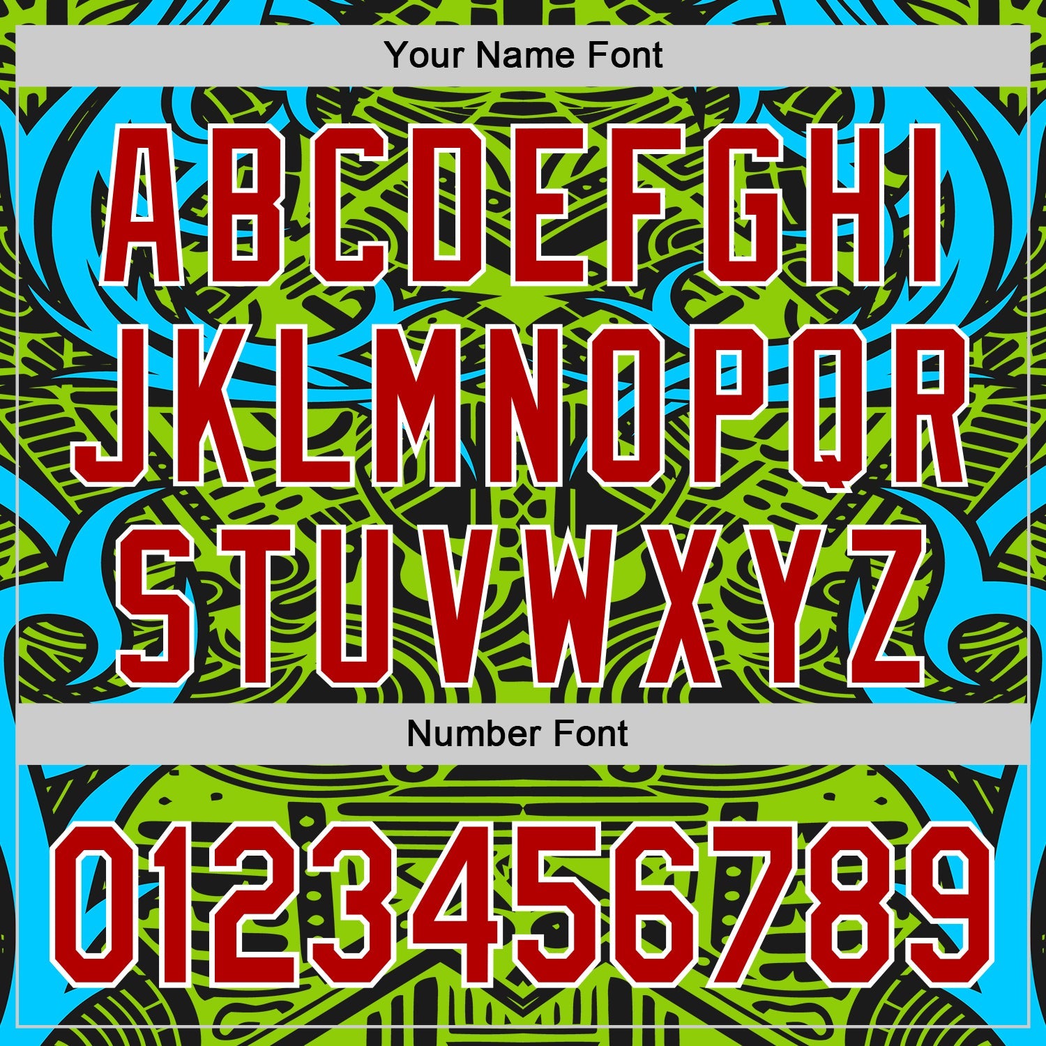 Custom Green Red Blue Black-White 3D Pattern Design Burner Costumes Tribal Authentic Baseball Jersey