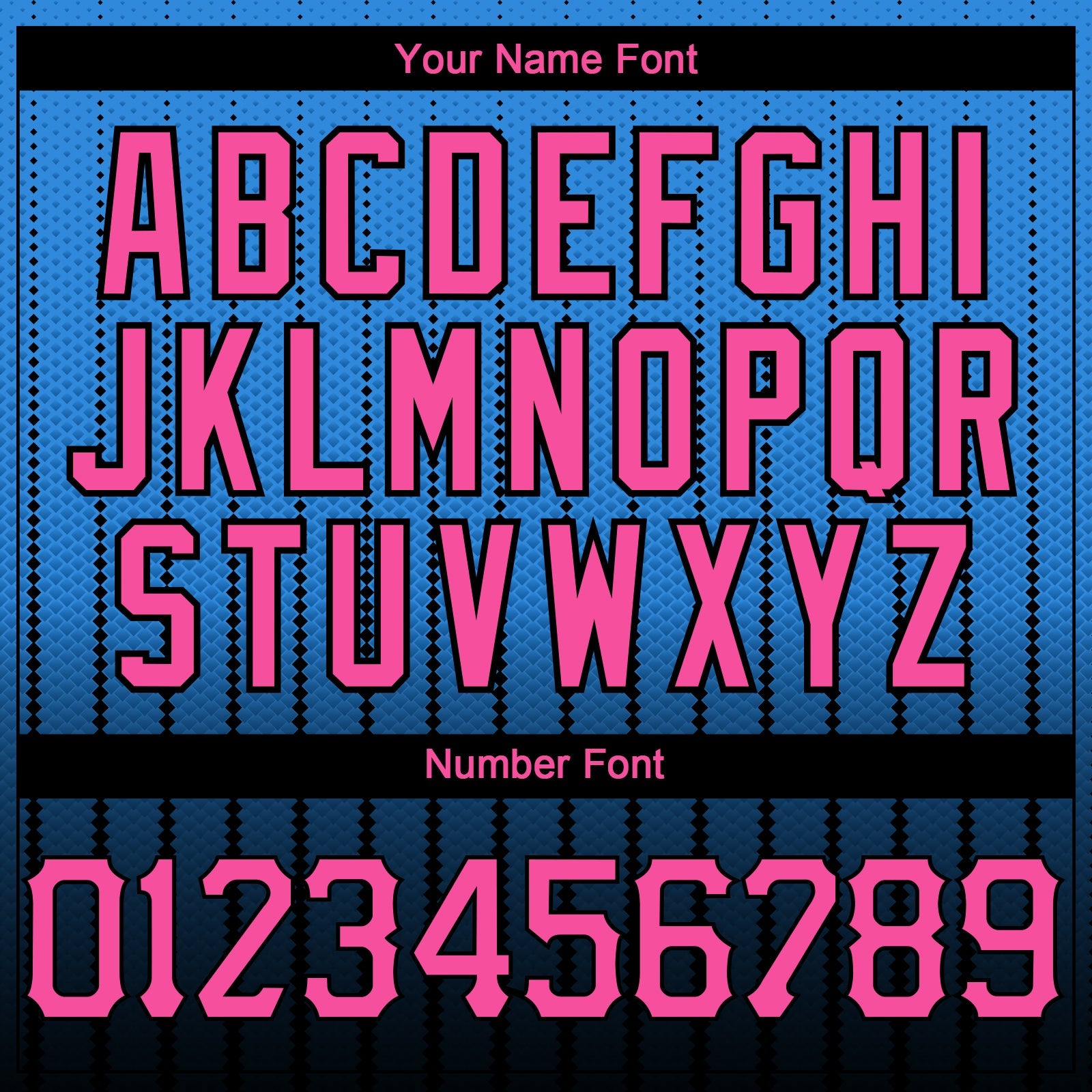 Custom Electric Blue Pink-Black 3D Pattern Design Gradient Geometric Shape Authentic Baseball Jersey