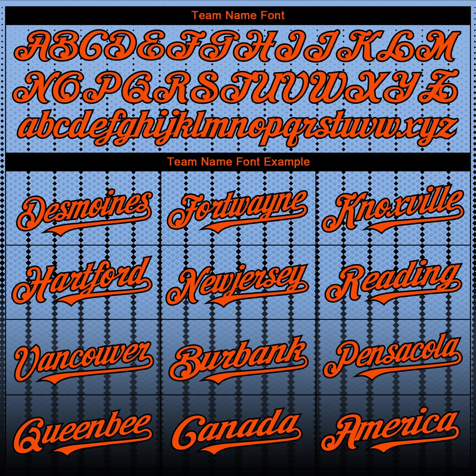Custom Light Blue Orange-Black 3D Pattern Design Gradient Geometric Shape Authentic Baseball Jersey
