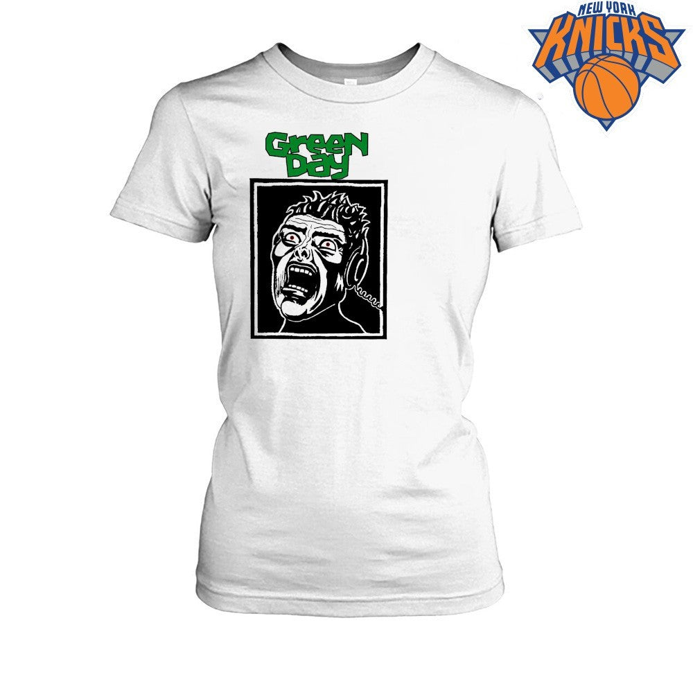 3Green Day Insomniac Album Art Style Headphone Listener Punk Rock Graphic Shirt