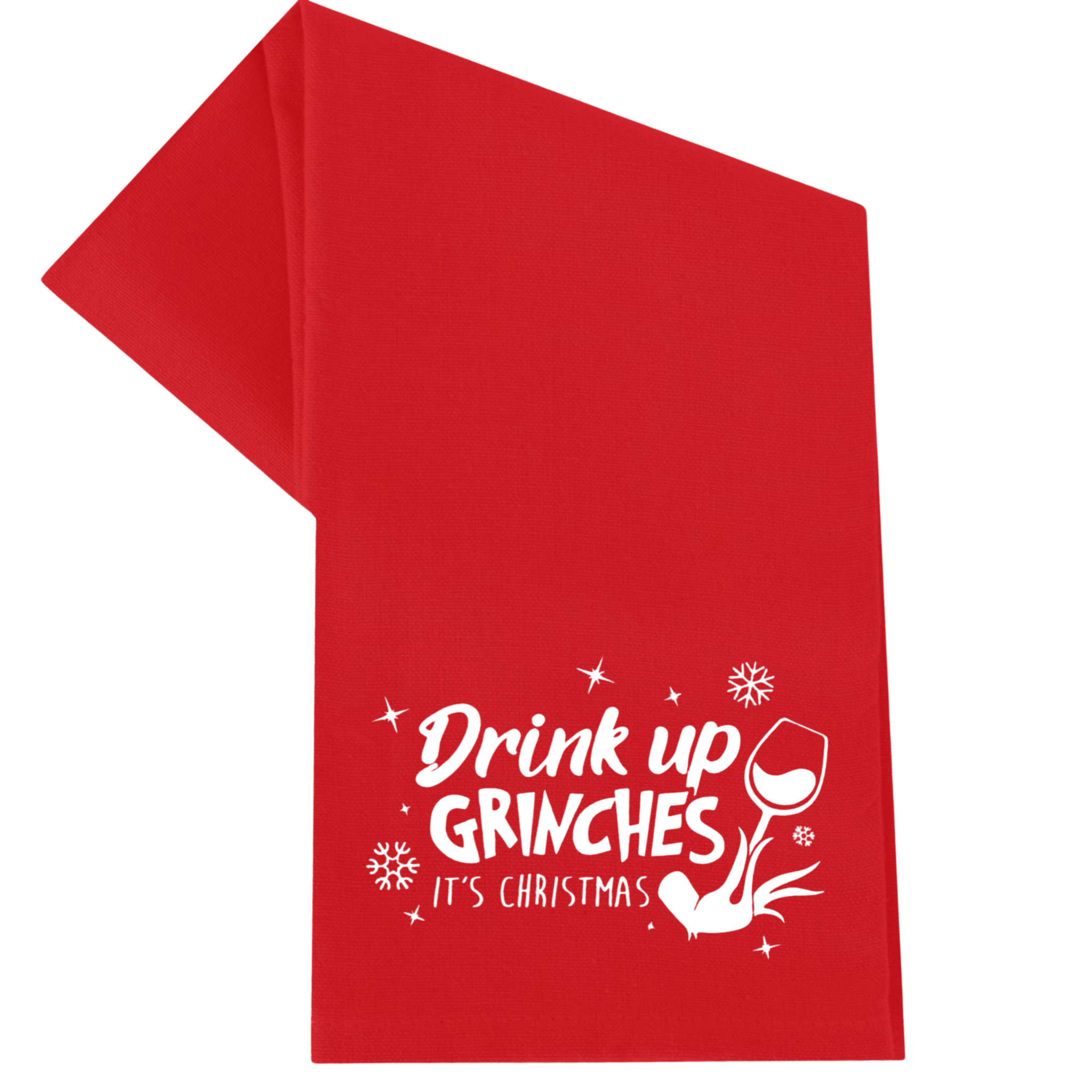 Drink Up Grinches! Christmas Towel