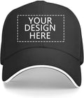 Custom Baseball Hat Personalized Text Logo Photo Adjustable Dad Cap Visors Men