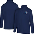 NBA Mens NBA Official Quarter Zip Long Sleeve Pullover T-Shirt