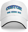 Personalized Custom Baseball Cap Customize Your Own Design Text, Photos, Image Logo Adjustable Hat Unisex