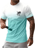 Men's Short Sleeve Graphic Tees Summer Crewneck Top Shirt Beach Vacation T-Shirts