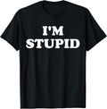 I'm with Stupid Funny Matching Couples Sarcastic T-Shirt