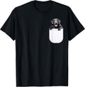 Black Labrador Dog in Pocket, Black Lab Dog Owners Lover T-Shirt