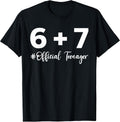 Funny 13th Birthday Official Teenager 13 Year Old Boys Kids T-Shirt
