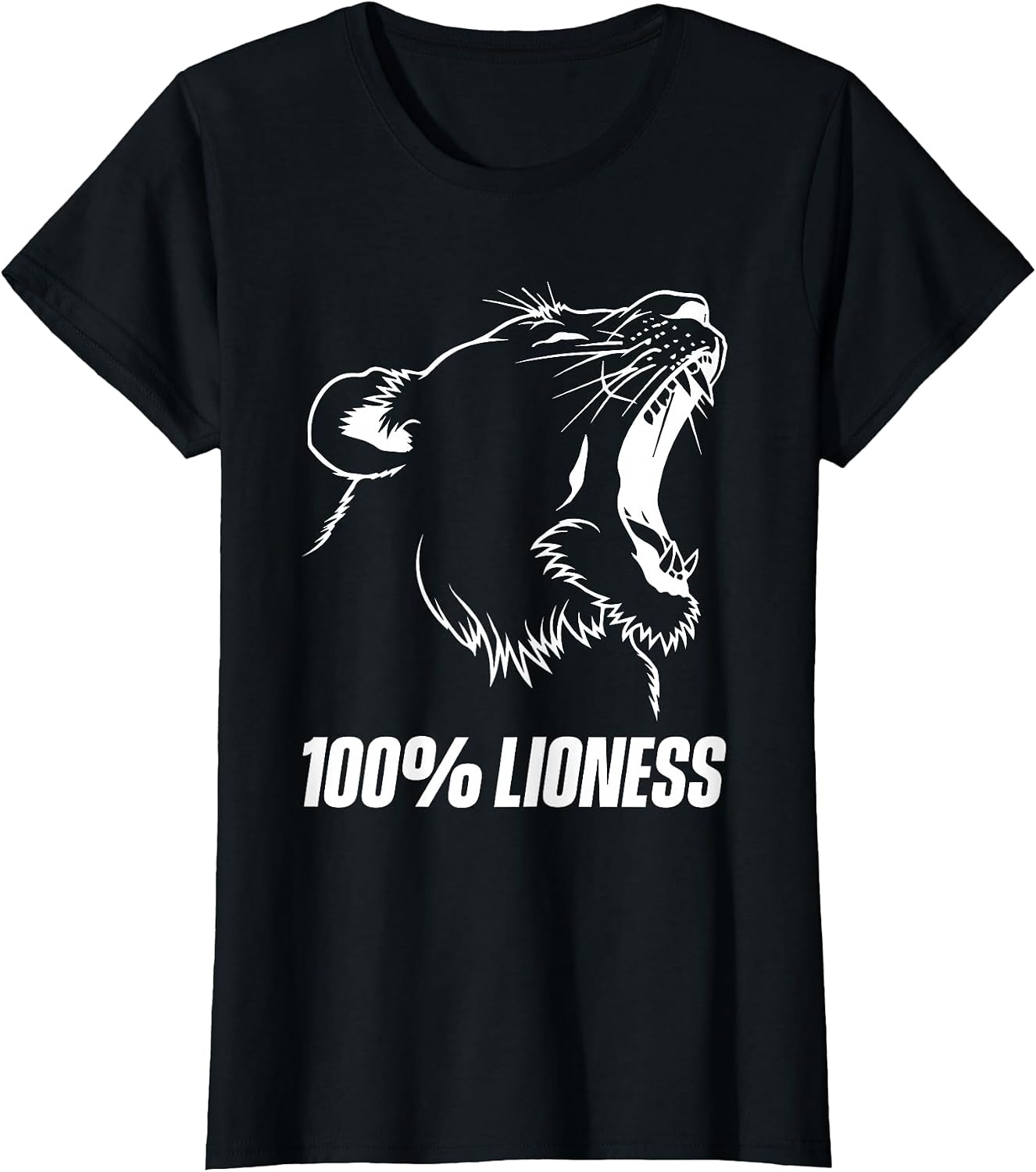 100% Lioness Gym Motivation Apparel Funny Inspiration Lion T-Shirt