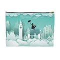 Mary Over London Store-All Accessory Pouch // Travel, Purse, Handbag, Cosmetics Bag, Document Organizer, FE Gift, Luggage // Made in USA