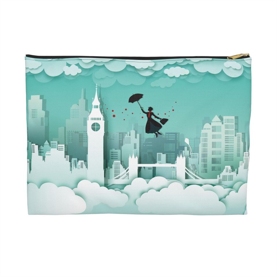 Mary Over London Store-All Accessory Pouch // Travel, Purse, Handbag, Cosmetics Bag, Document Organizer, FE Gift, Luggage // Made in USA