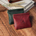 Personalized Leather Rosary Pouch, Custom Engraved Coin Purse, Catholic Prayer Beads Holder