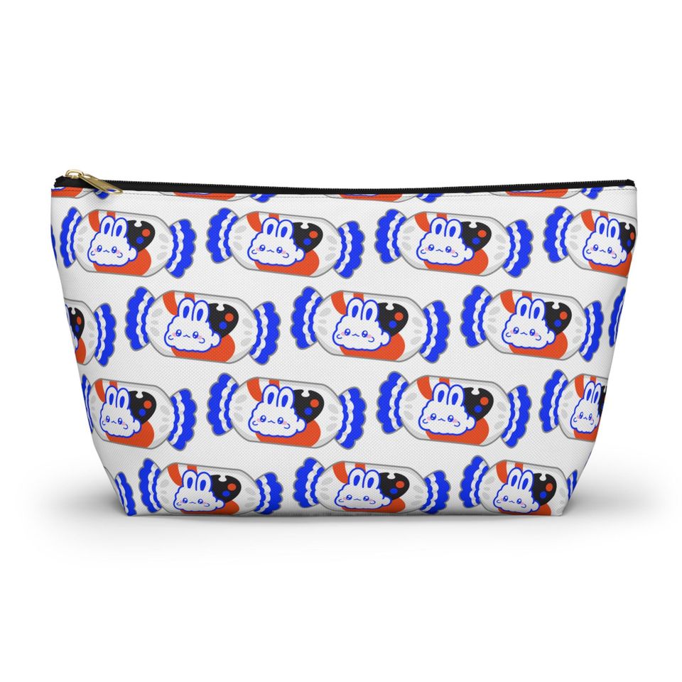 Kawaii White Rabbit Candy Accessory Pouch, Makeup Bag, Pencil Case