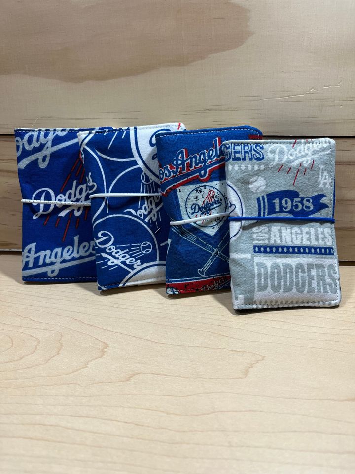 Las Angeles Dodgers Fabric Credit & Business Card Holder | Handmade Wallet
