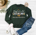 Custom Grandma Sweatshirt: Floral Blessed Grandma Hoodie, Personalized Grandchild Names