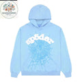 Trendy Spider Web Hoodie Blue || Unisex Streetwear Sweatshirt