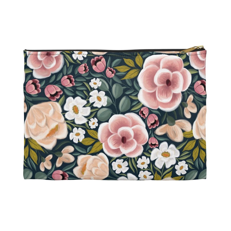 Bloom Brunch - Flowers Zipped Pouch Botanical