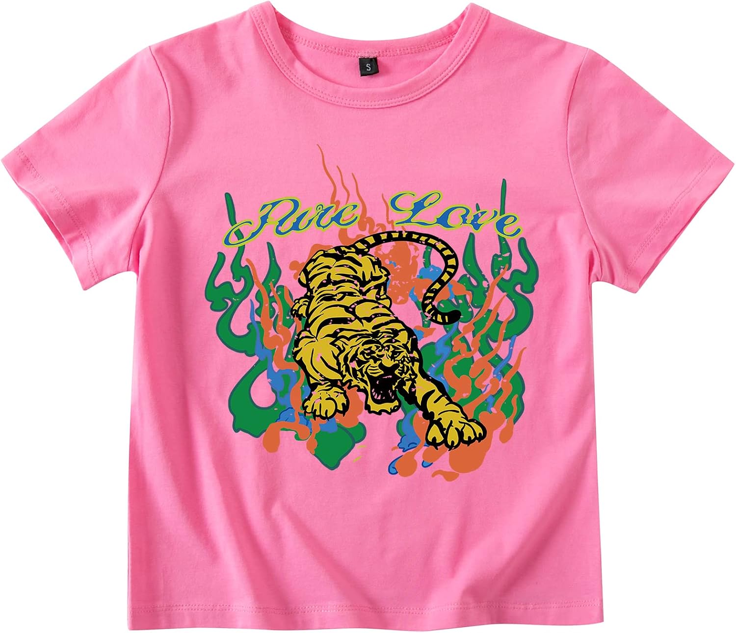 Cute Graphic Baby Tees for Women Trendy Aesthetic Print Crop T Shirt Short Sleeve Y2K Cropped Shirt for Teen Girls