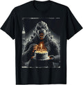 Japanese Monster Birthday Cake Funny Party Women Men Kids T-Shirt